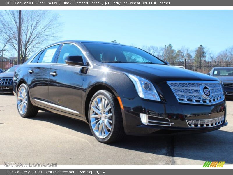 Black Diamond Tricoat / Jet Black/Light Wheat Opus Full Leather 2013 Cadillac XTS Platinum FWD