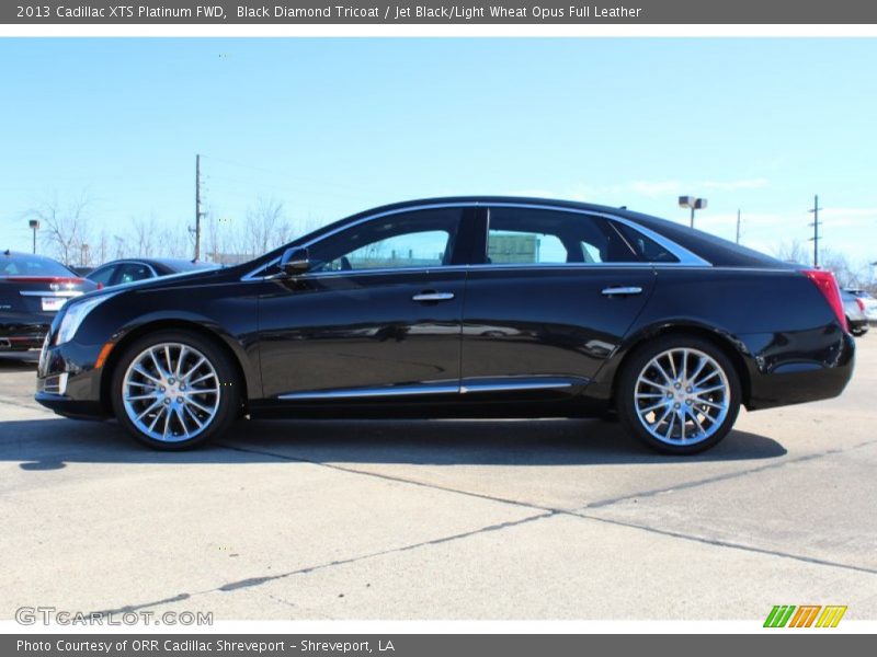 Black Diamond Tricoat / Jet Black/Light Wheat Opus Full Leather 2013 Cadillac XTS Platinum FWD