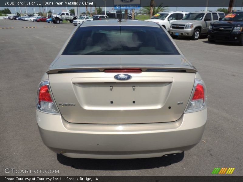Dune Pearl Metallic / Camel 2008 Ford Fusion SE