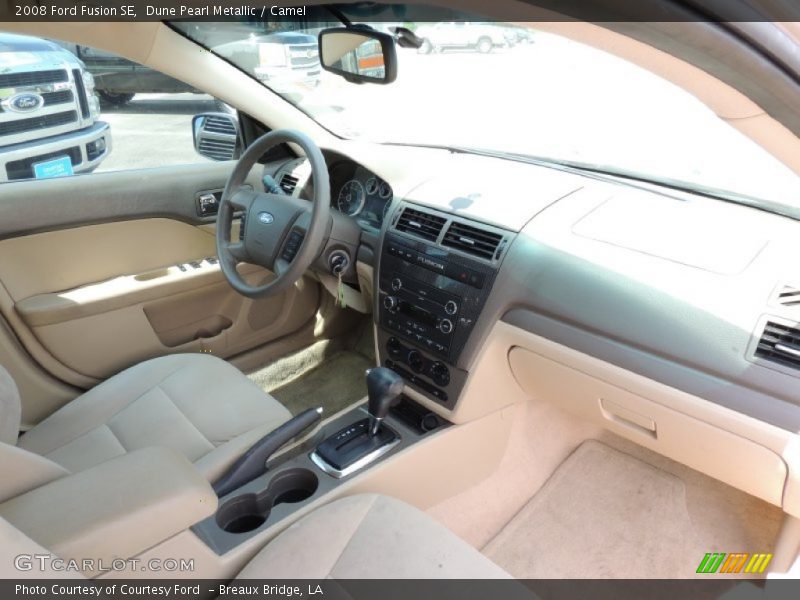Dune Pearl Metallic / Camel 2008 Ford Fusion SE