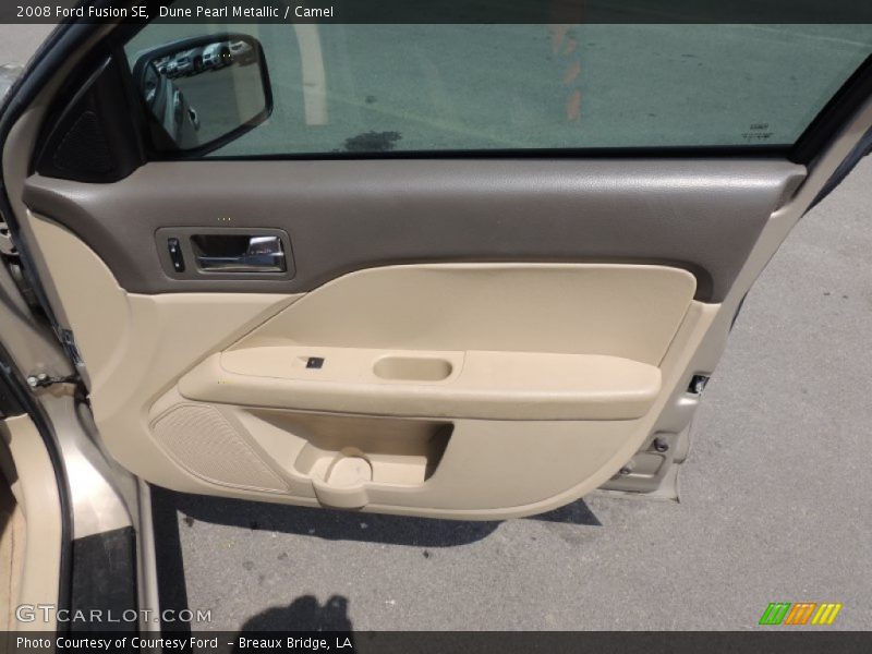 Dune Pearl Metallic / Camel 2008 Ford Fusion SE