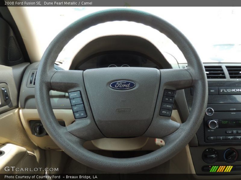 Dune Pearl Metallic / Camel 2008 Ford Fusion SE