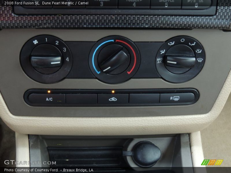 Dune Pearl Metallic / Camel 2008 Ford Fusion SE
