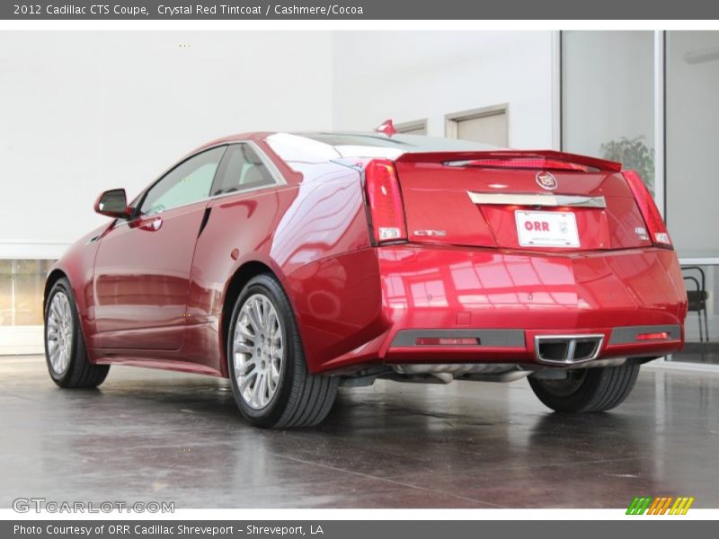 Crystal Red Tintcoat / Cashmere/Cocoa 2012 Cadillac CTS Coupe