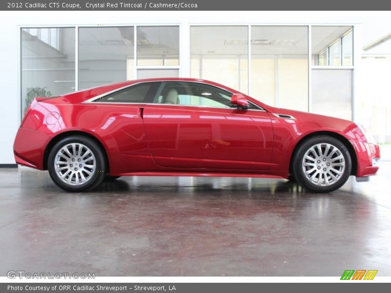 Crystal Red Tintcoat / Cashmere/Cocoa 2012 Cadillac CTS Coupe