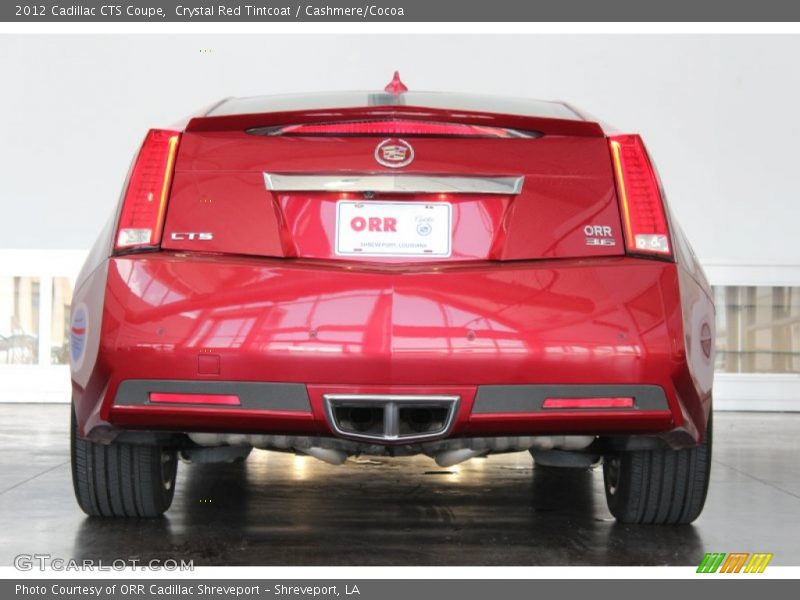 Crystal Red Tintcoat / Cashmere/Cocoa 2012 Cadillac CTS Coupe