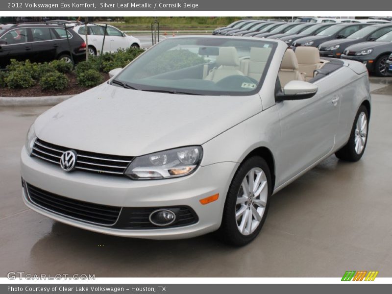 Silver Leaf Metallic / Cornsilk Beige 2012 Volkswagen Eos Komfort