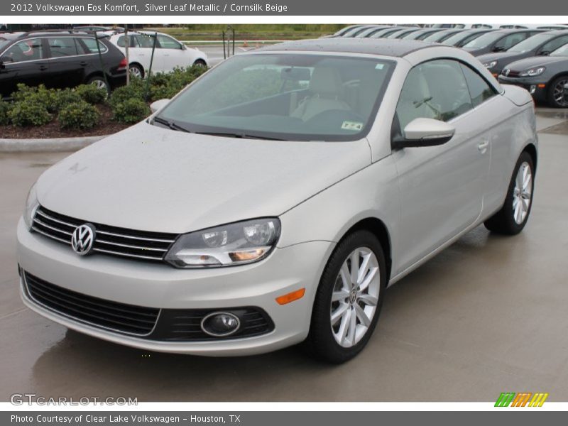 Silver Leaf Metallic / Cornsilk Beige 2012 Volkswagen Eos Komfort