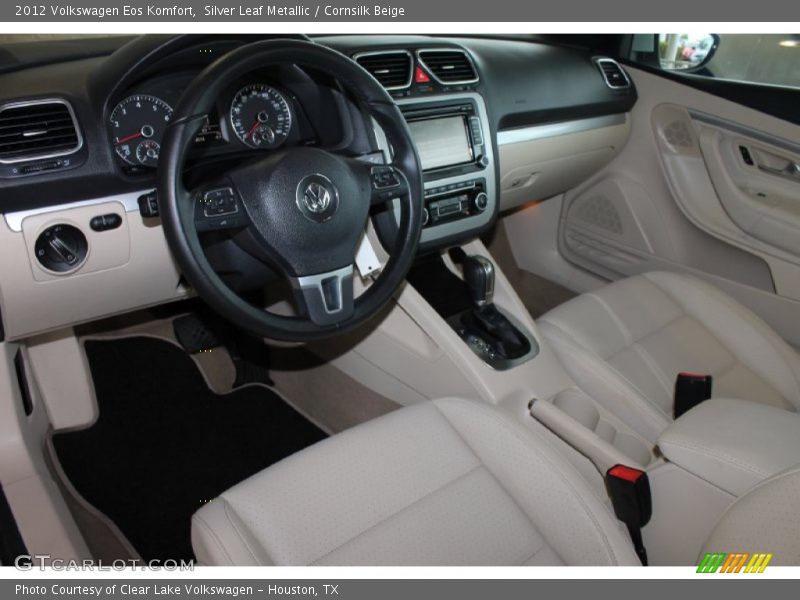 Silver Leaf Metallic / Cornsilk Beige 2012 Volkswagen Eos Komfort