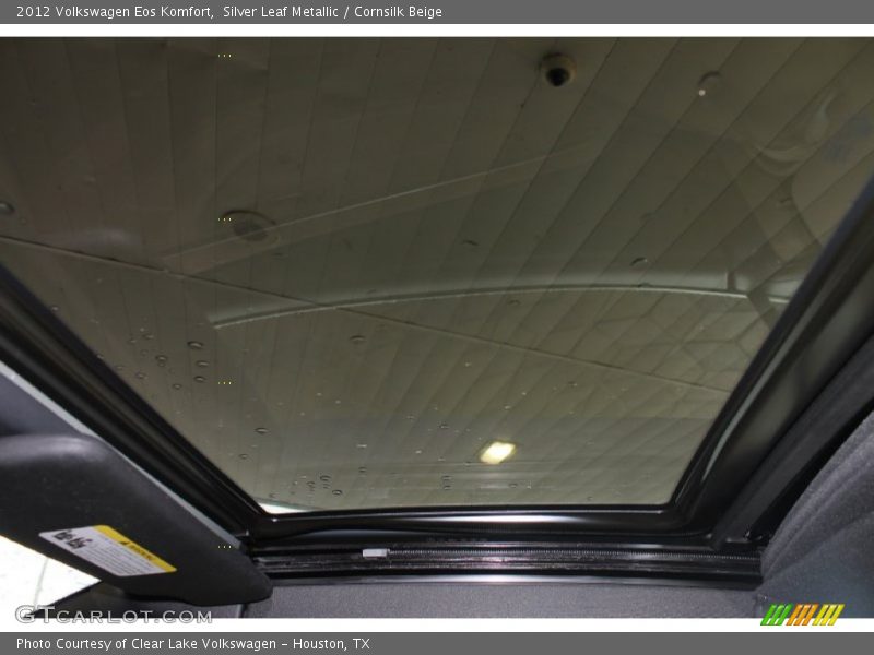 Silver Leaf Metallic / Cornsilk Beige 2012 Volkswagen Eos Komfort