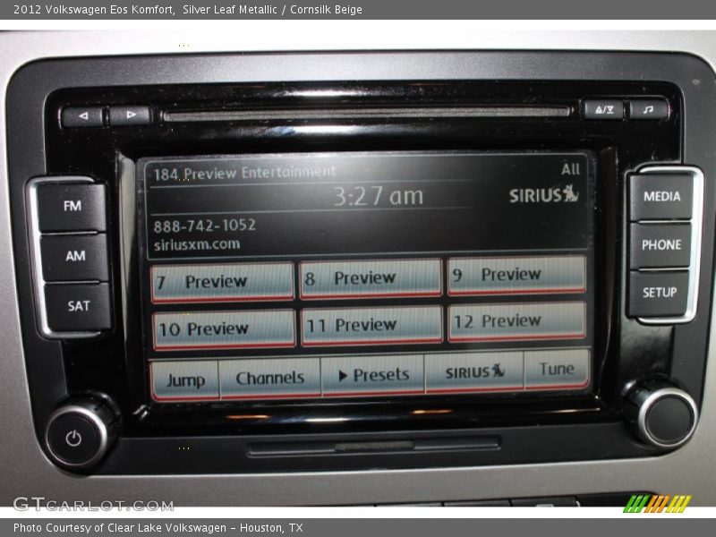 Silver Leaf Metallic / Cornsilk Beige 2012 Volkswagen Eos Komfort