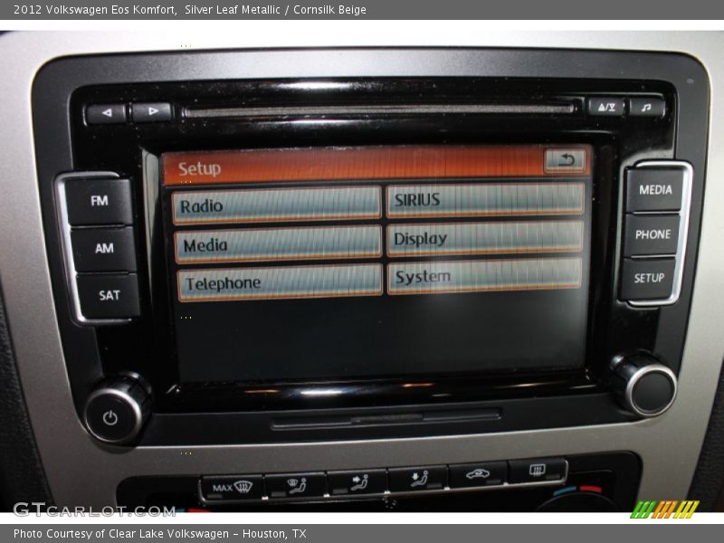 Silver Leaf Metallic / Cornsilk Beige 2012 Volkswagen Eos Komfort