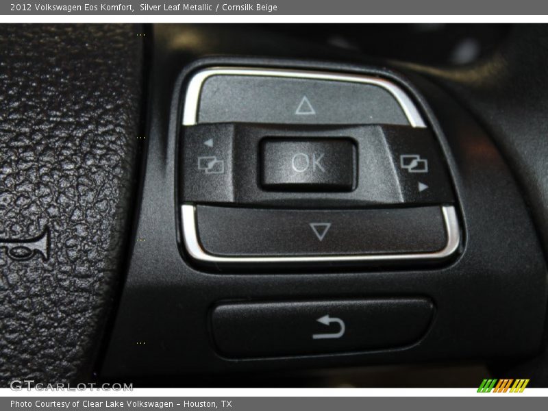 Silver Leaf Metallic / Cornsilk Beige 2012 Volkswagen Eos Komfort