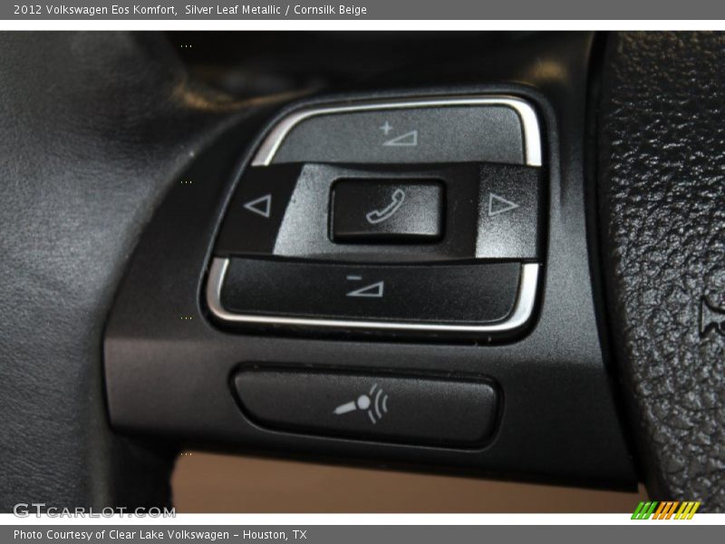 Silver Leaf Metallic / Cornsilk Beige 2012 Volkswagen Eos Komfort
