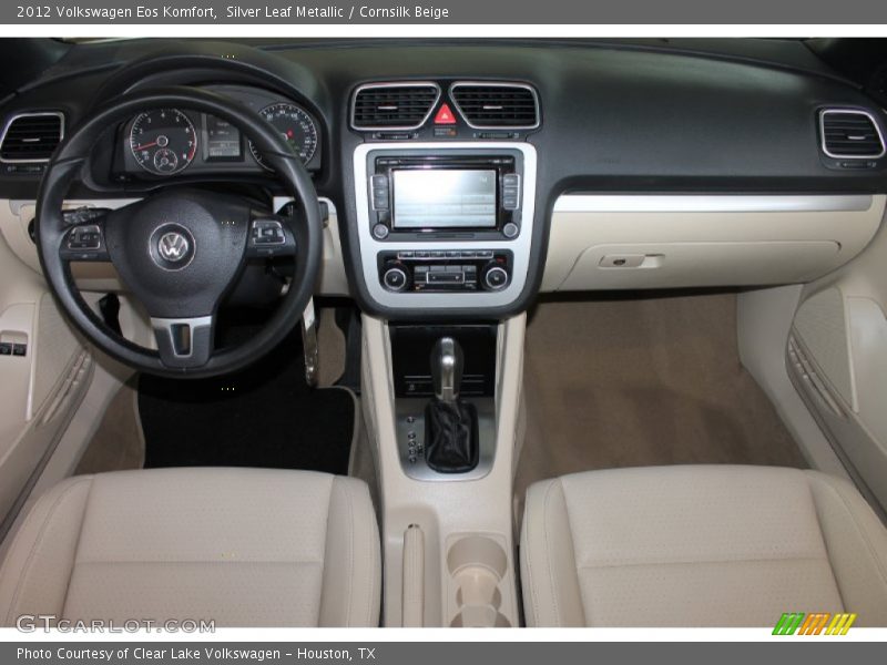 Silver Leaf Metallic / Cornsilk Beige 2012 Volkswagen Eos Komfort