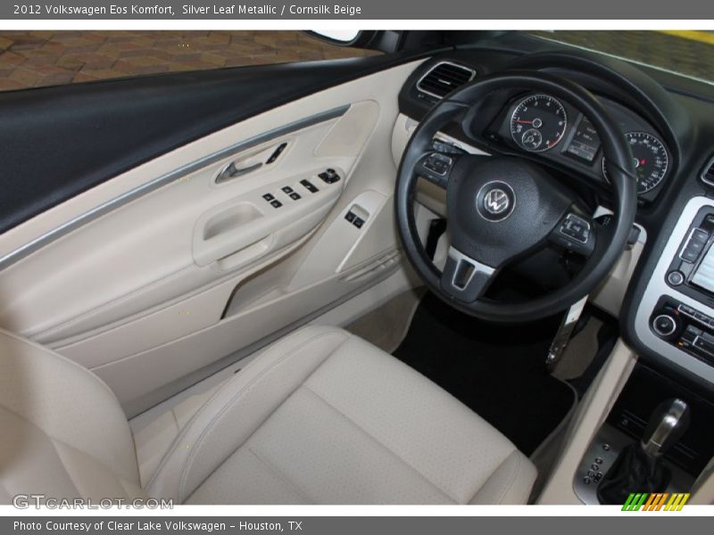 Silver Leaf Metallic / Cornsilk Beige 2012 Volkswagen Eos Komfort