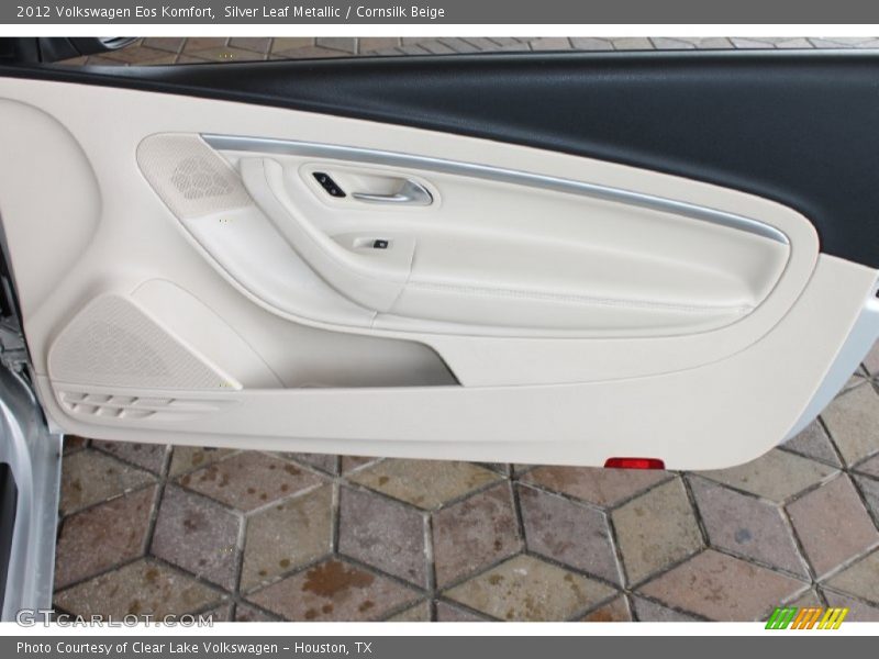 Silver Leaf Metallic / Cornsilk Beige 2012 Volkswagen Eos Komfort