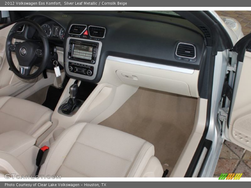 Silver Leaf Metallic / Cornsilk Beige 2012 Volkswagen Eos Komfort