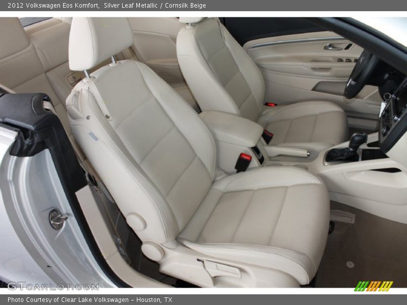 Silver Leaf Metallic / Cornsilk Beige 2012 Volkswagen Eos Komfort