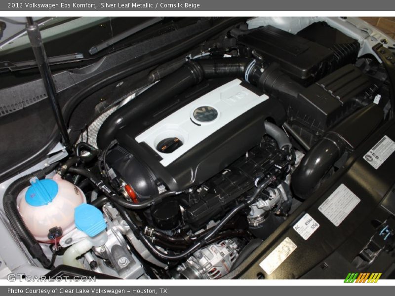 Silver Leaf Metallic / Cornsilk Beige 2012 Volkswagen Eos Komfort