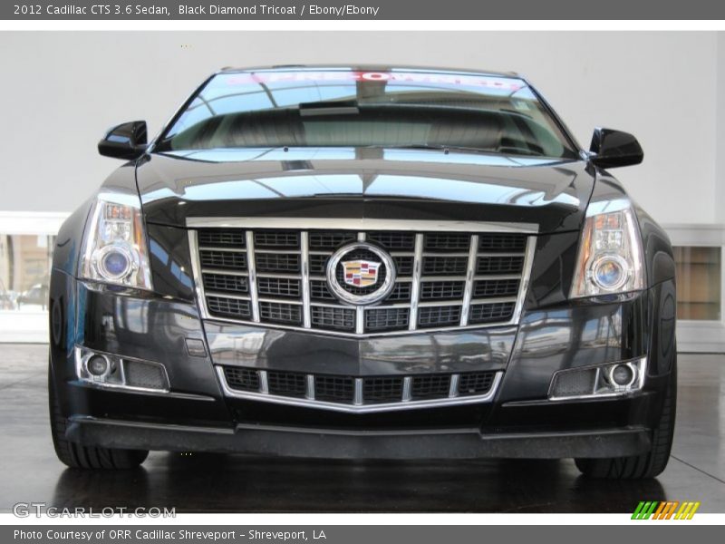 Black Diamond Tricoat / Ebony/Ebony 2012 Cadillac CTS 3.6 Sedan