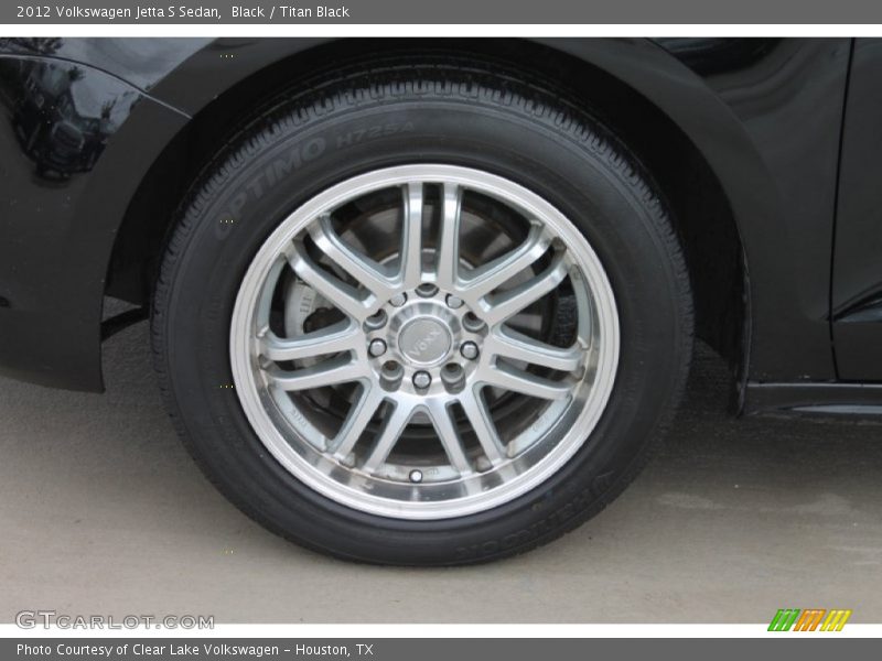 Black / Titan Black 2012 Volkswagen Jetta S Sedan