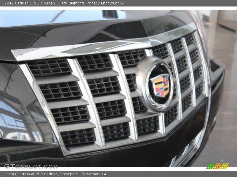 Black Diamond Tricoat / Ebony/Ebony 2012 Cadillac CTS 3.6 Sedan