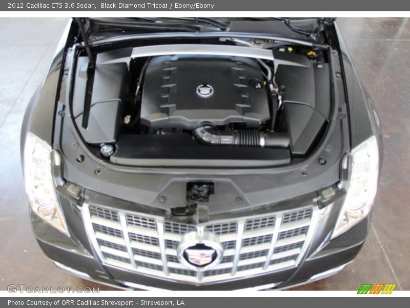 Black Diamond Tricoat / Ebony/Ebony 2012 Cadillac CTS 3.6 Sedan