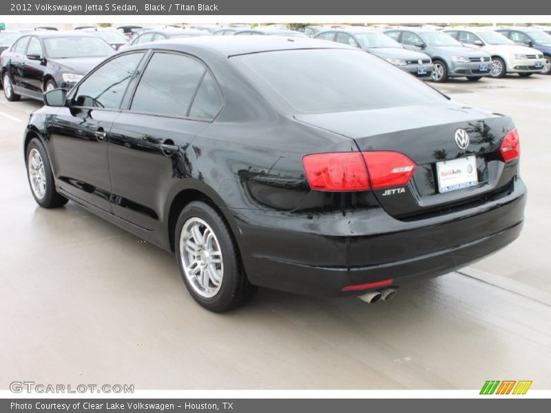 Black / Titan Black 2012 Volkswagen Jetta S Sedan