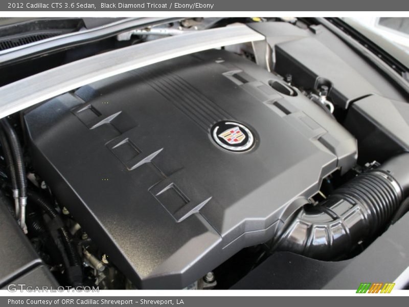 Black Diamond Tricoat / Ebony/Ebony 2012 Cadillac CTS 3.6 Sedan