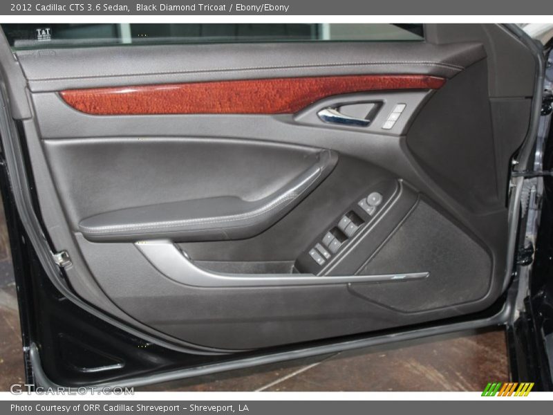 Black Diamond Tricoat / Ebony/Ebony 2012 Cadillac CTS 3.6 Sedan