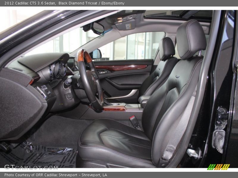 Black Diamond Tricoat / Ebony/Ebony 2012 Cadillac CTS 3.6 Sedan