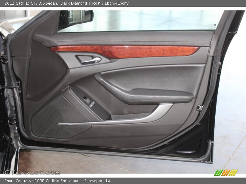 Black Diamond Tricoat / Ebony/Ebony 2012 Cadillac CTS 3.6 Sedan