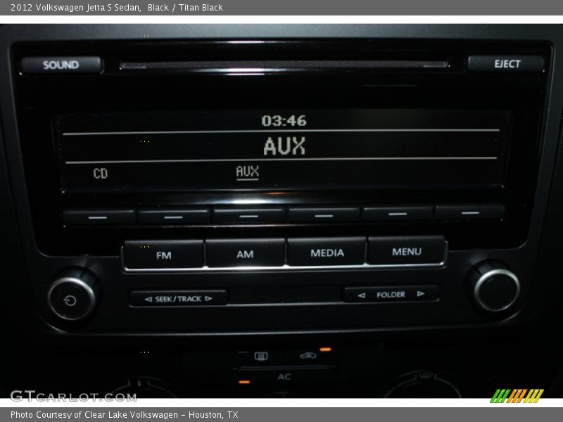 Black / Titan Black 2012 Volkswagen Jetta S Sedan