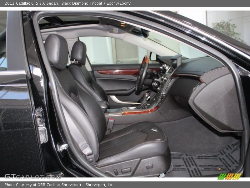 Black Diamond Tricoat / Ebony/Ebony 2012 Cadillac CTS 3.6 Sedan