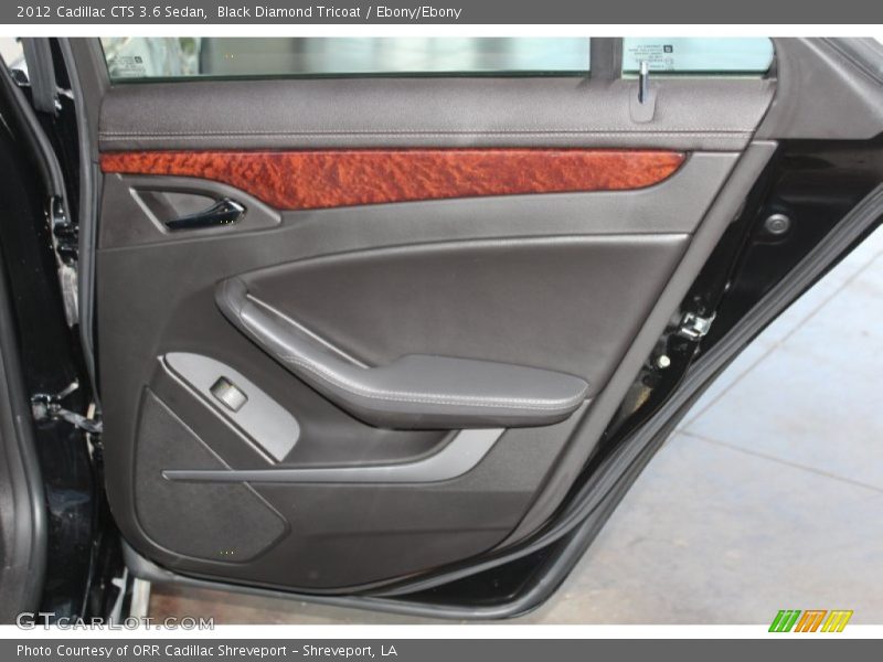 Black Diamond Tricoat / Ebony/Ebony 2012 Cadillac CTS 3.6 Sedan