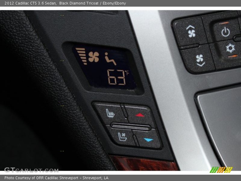 Black Diamond Tricoat / Ebony/Ebony 2012 Cadillac CTS 3.6 Sedan