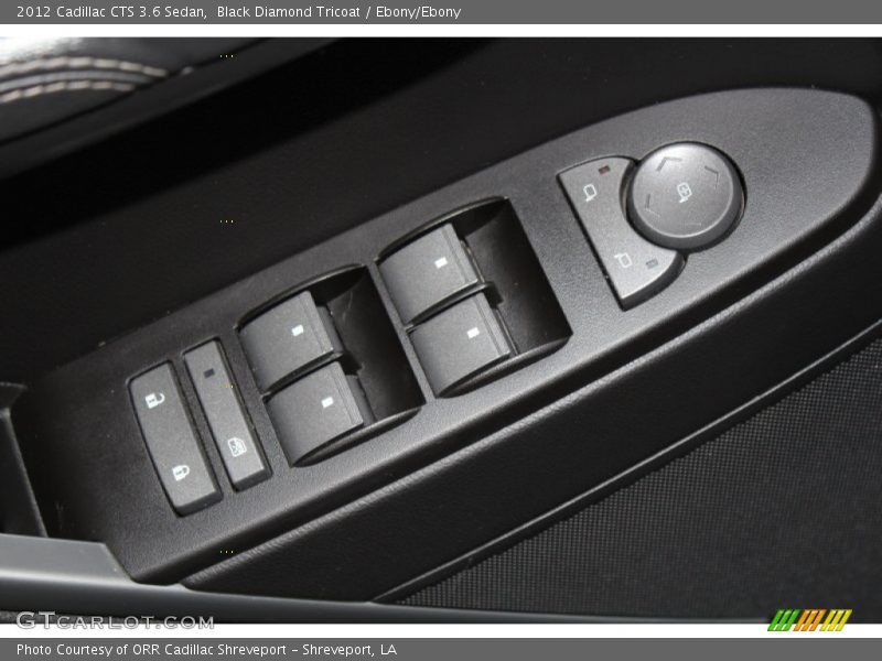 Black Diamond Tricoat / Ebony/Ebony 2012 Cadillac CTS 3.6 Sedan