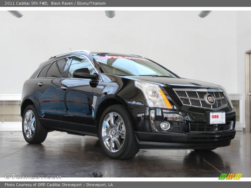 Black Raven / Ebony/Titanium 2011 Cadillac SRX FWD
