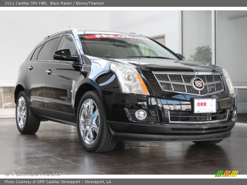 Black Raven / Ebony/Titanium 2011 Cadillac SRX FWD