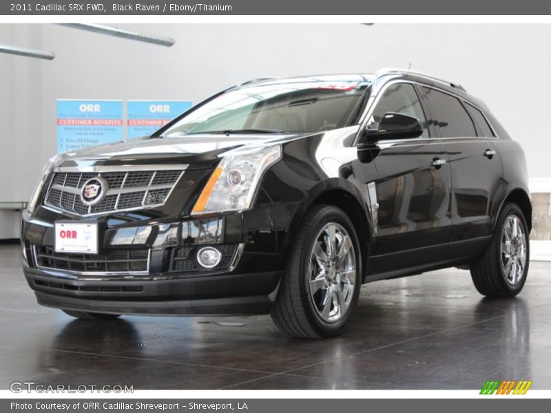 Black Raven / Ebony/Titanium 2011 Cadillac SRX FWD