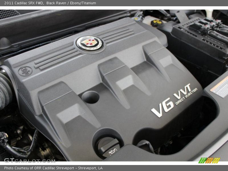 Black Raven / Ebony/Titanium 2011 Cadillac SRX FWD