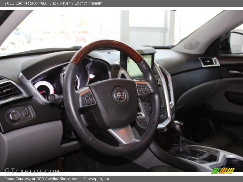Black Raven / Ebony/Titanium 2011 Cadillac SRX FWD
