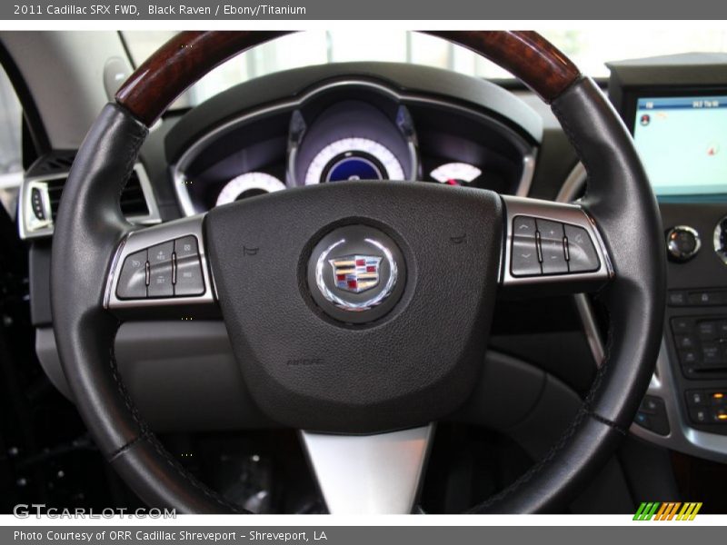 Black Raven / Ebony/Titanium 2011 Cadillac SRX FWD