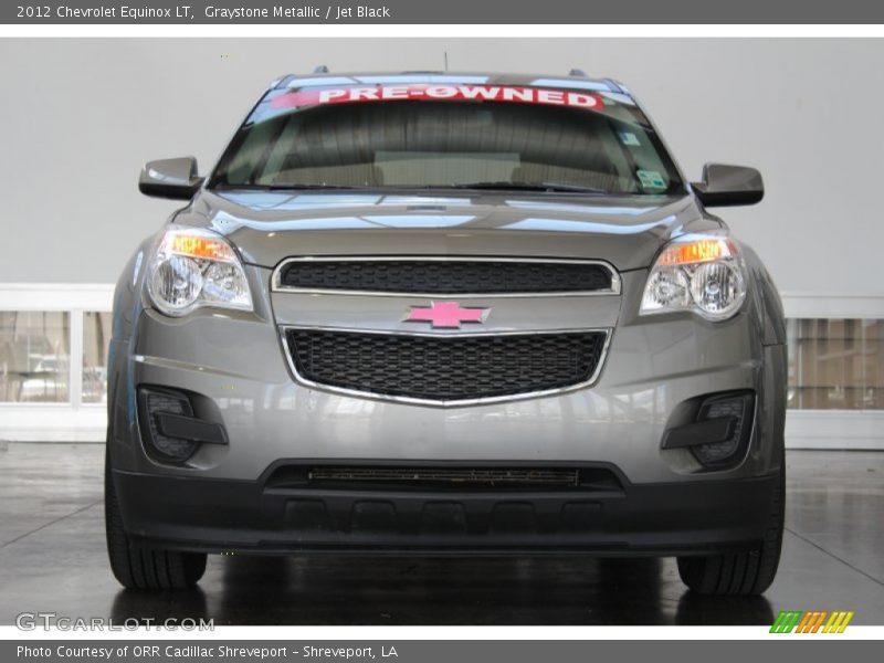 Graystone Metallic / Jet Black 2012 Chevrolet Equinox LT