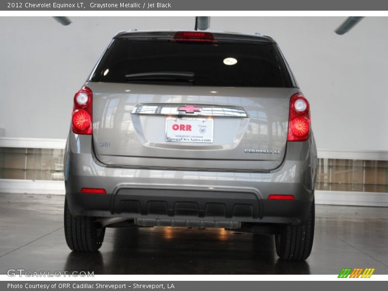 Graystone Metallic / Jet Black 2012 Chevrolet Equinox LT