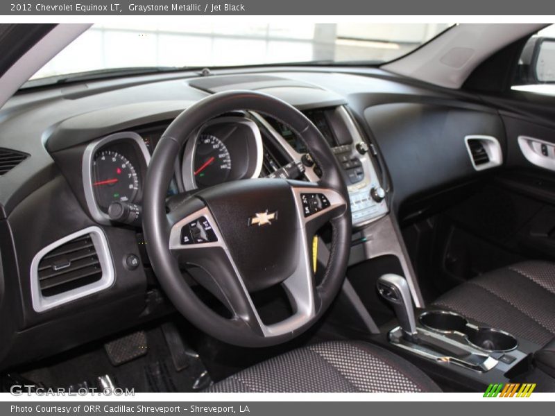 Graystone Metallic / Jet Black 2012 Chevrolet Equinox LT