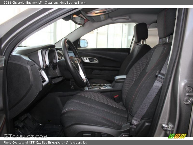 Graystone Metallic / Jet Black 2012 Chevrolet Equinox LT