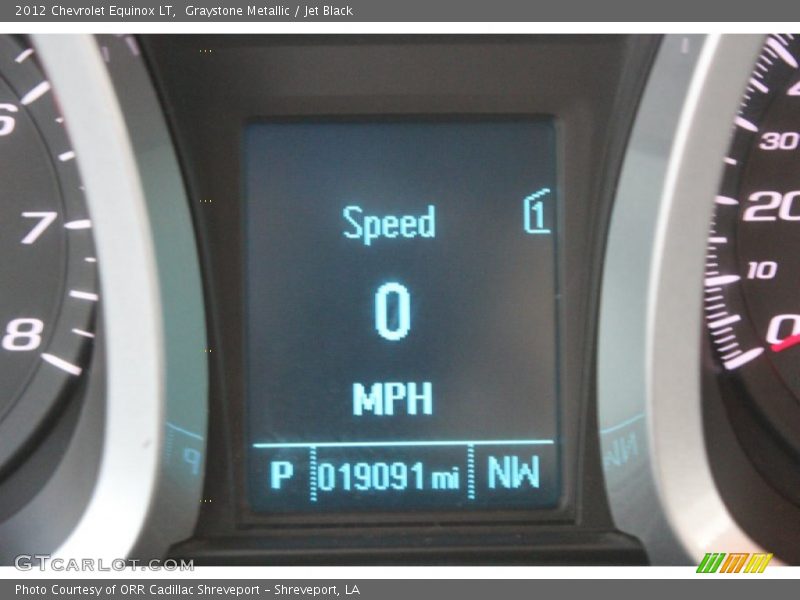 Graystone Metallic / Jet Black 2012 Chevrolet Equinox LT