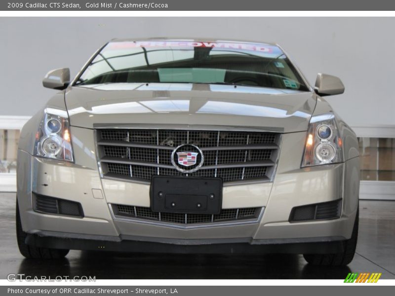 Gold Mist / Cashmere/Cocoa 2009 Cadillac CTS Sedan